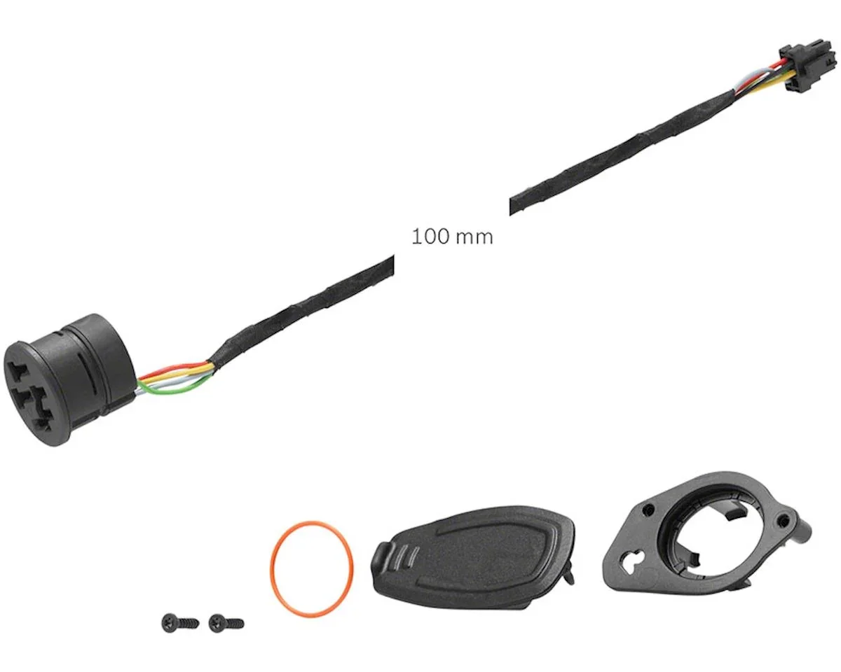 Bosch PowerTube Charging Socket (100mm Cable) (BDU2XX, BDU3XX) (eBike System 2)